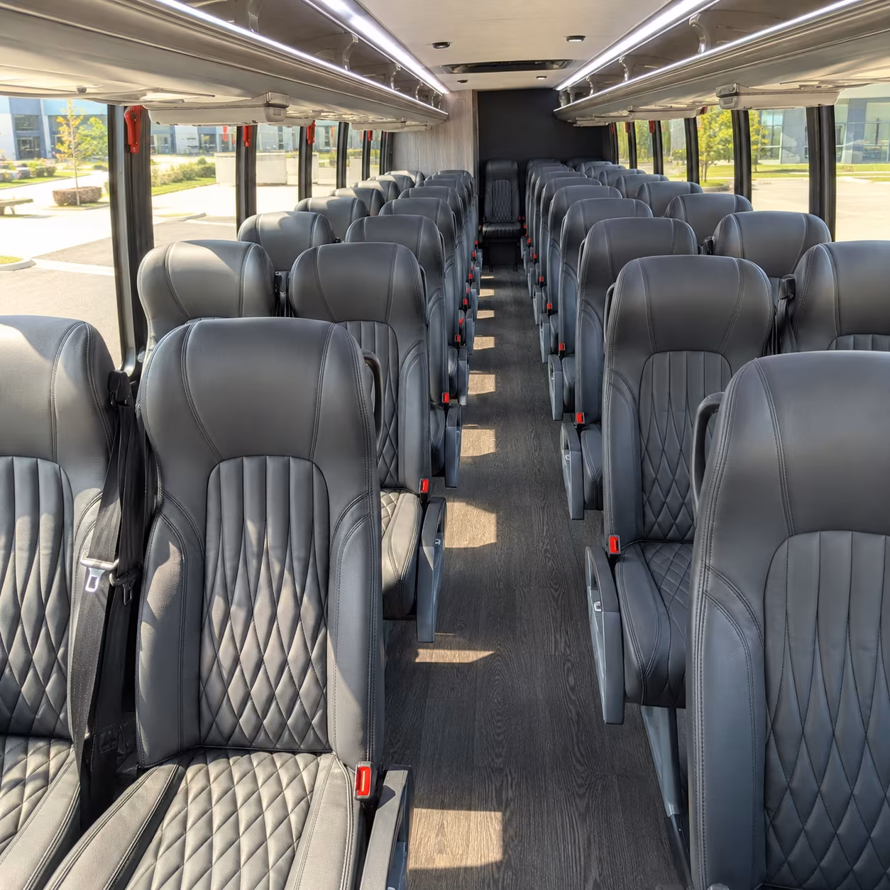 35 passenger minibus interior