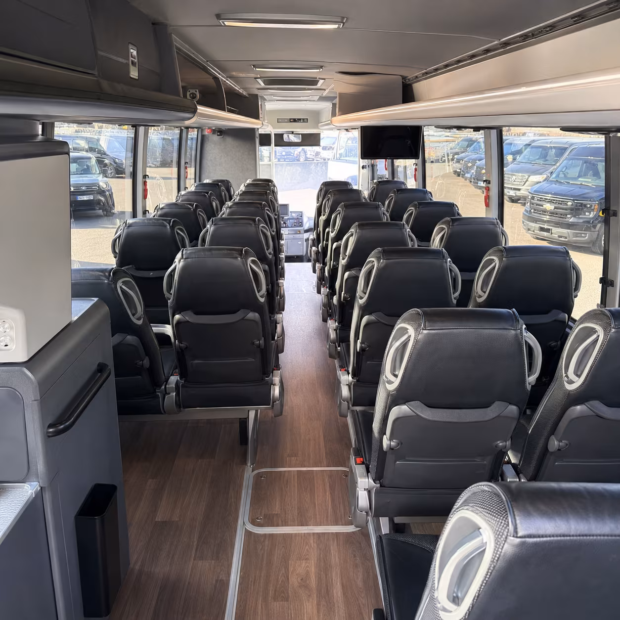 los angeles charter bus rentals long distance day trips from palmdale