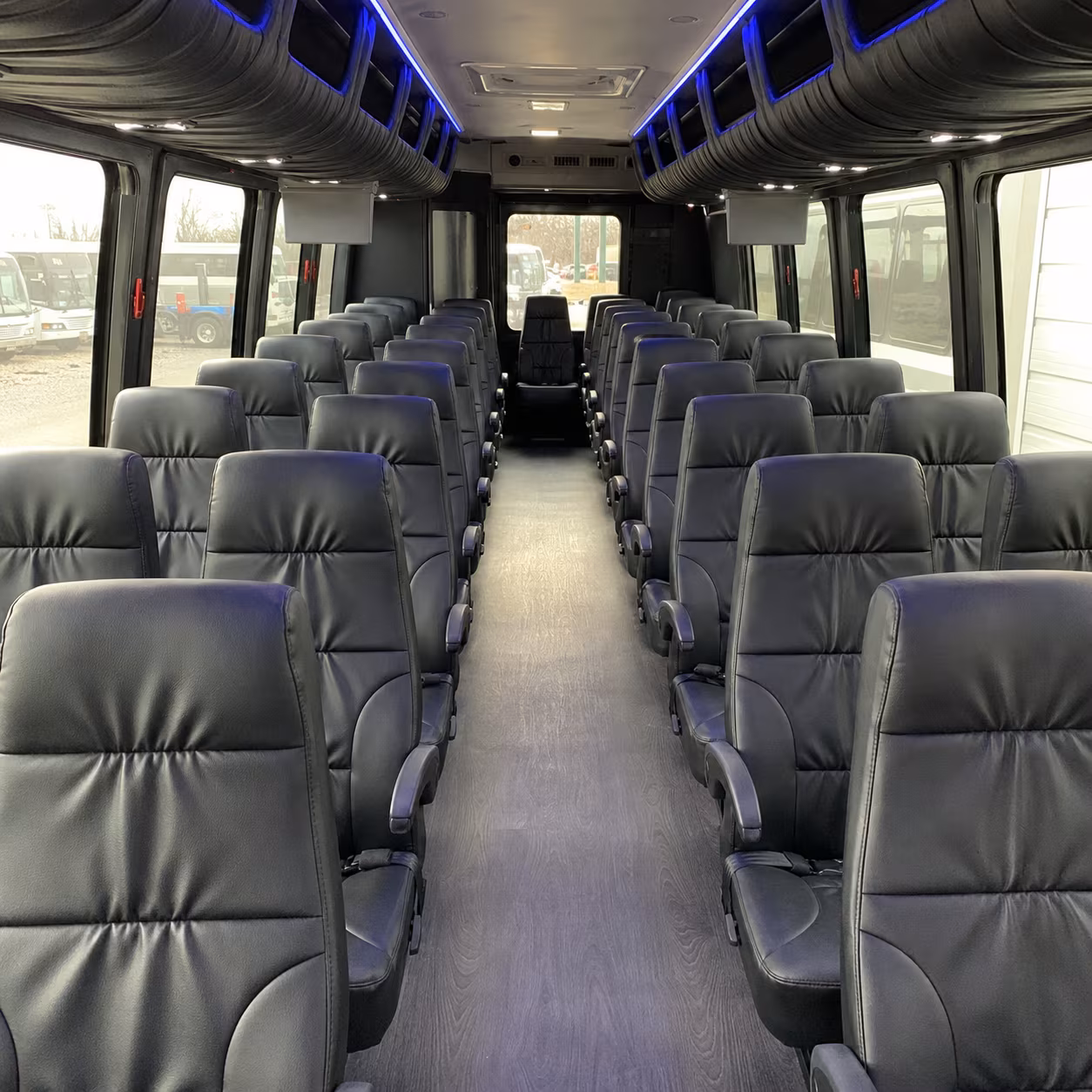 minibuses for toyota arena shows and inland empire concerts