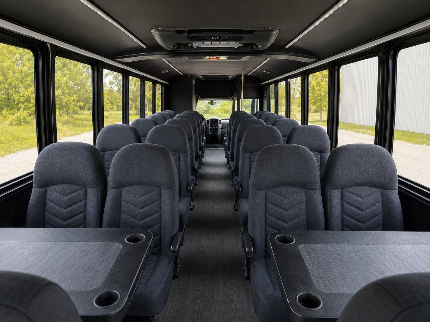 palmdale 15 passenger minibus interior