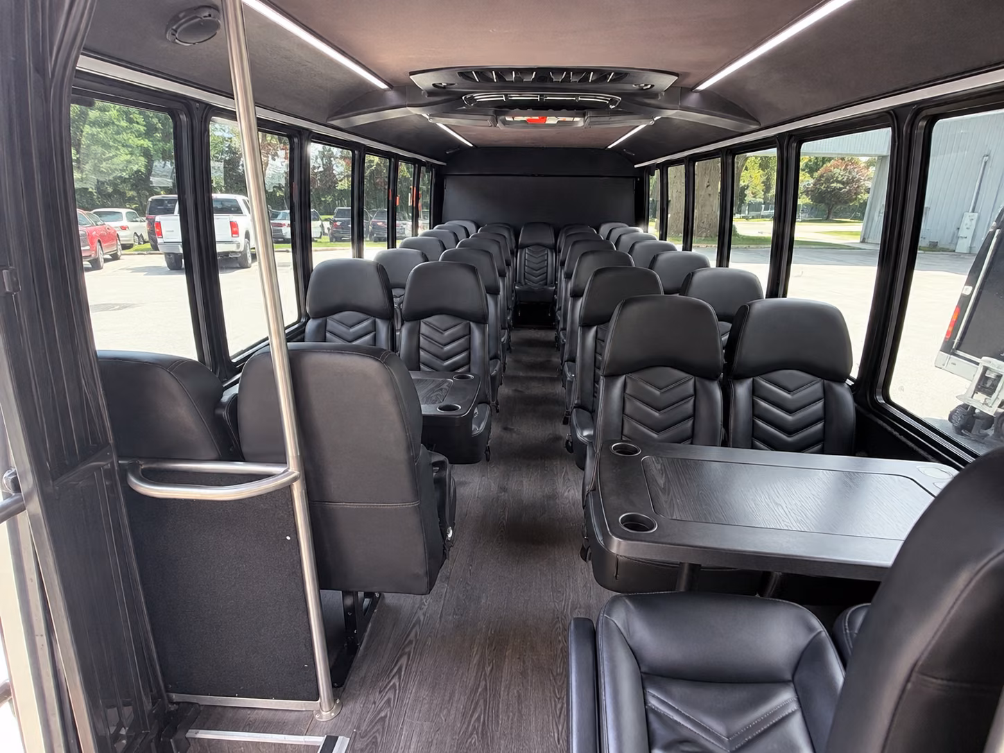 palmdale 18 passenger minibus inside