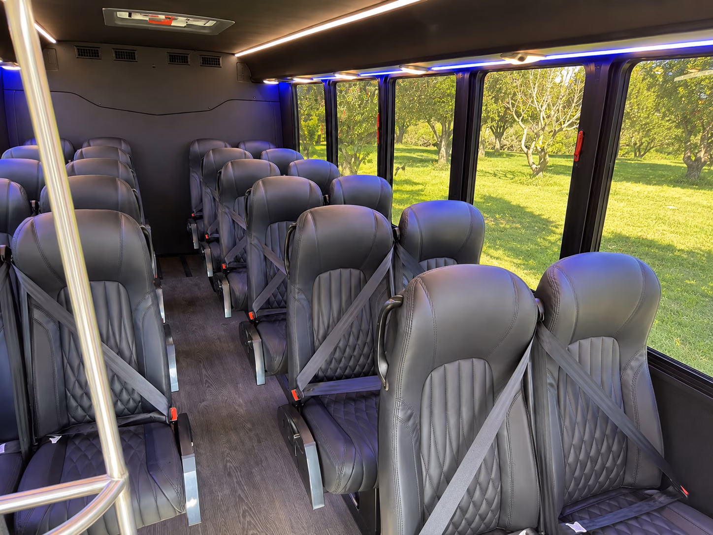 palmdale 20 passenger minibus interior