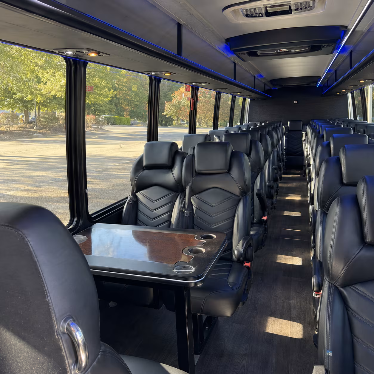 palmdale 25 passenger minibus inside