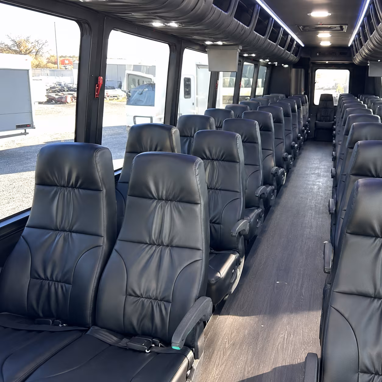 palmdale 28 passenger minibus interior