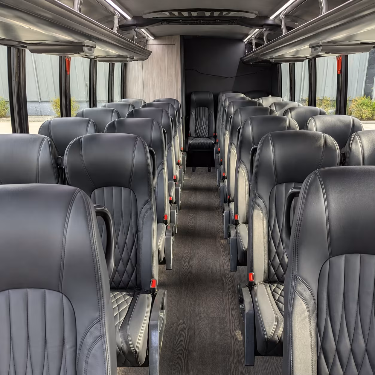 palmdale 30 passenger minibus interior