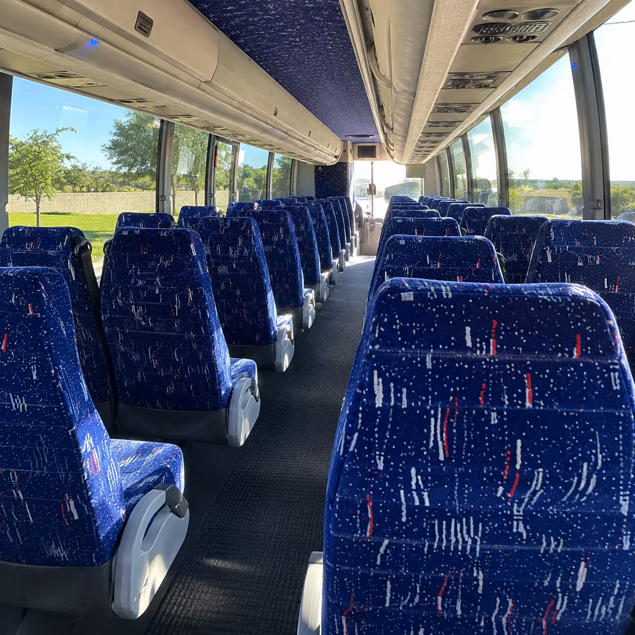 palmdale 56 passenger charter bus interior