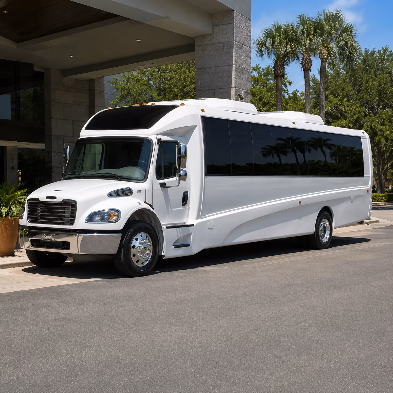 palmdale corporate event transportation onboard seating
