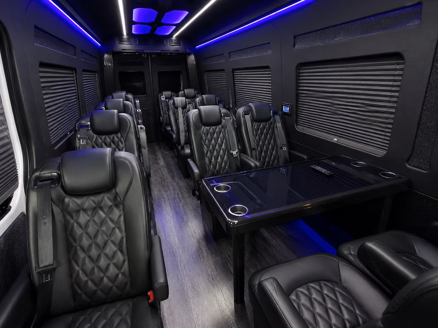 palmdale sprinter van with driver inside